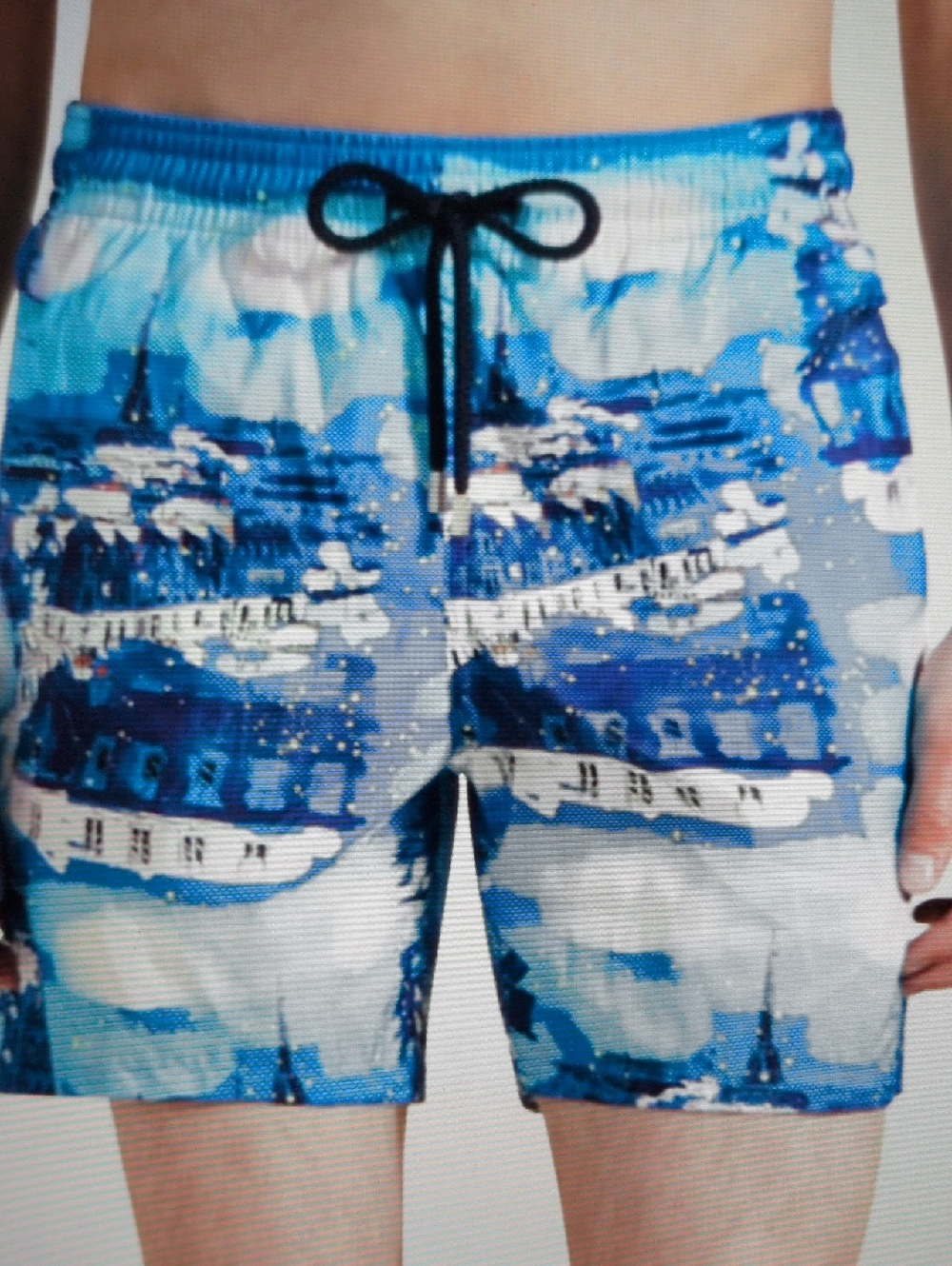 Vilebrequin Paris Print Swim Trunks